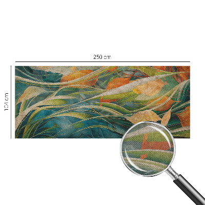 Carta da parati panoramica effetto 3D Paesaggio autunnale