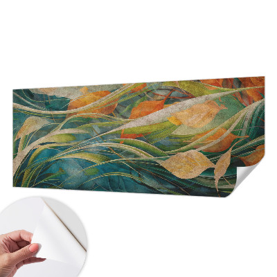 Carta da parati panoramica effetto 3D Paesaggio autunnale