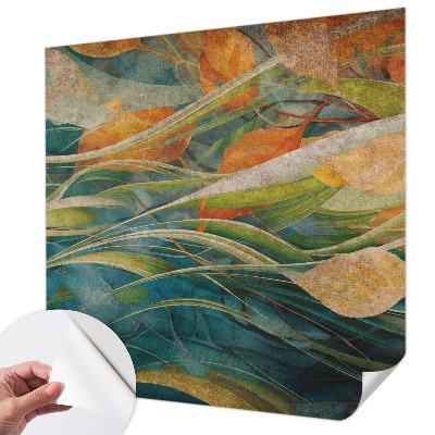 Carta da parati panoramica effetto 3D Paesaggio autunnale