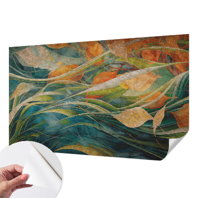 Carta da parati panoramica effetto 3D Paesaggio autunnale