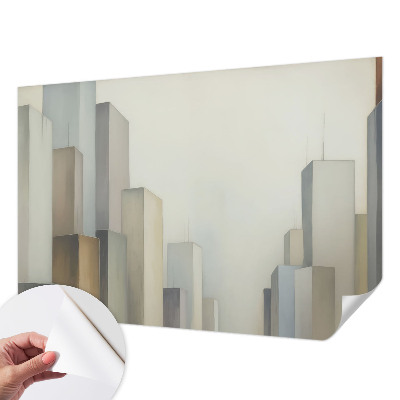Fotomurale effetto 3D Grattacieli cittadini