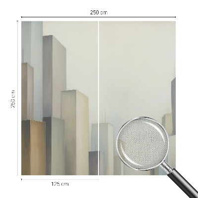 Fotomurale effetto 3D Grattacieli cittadini
