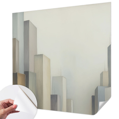 Fotomurale effetto 3D Grattacieli cittadini