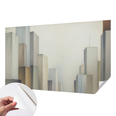 Fotomurale effetto 3D Grattacieli cittadini