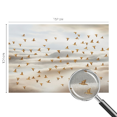 Carta da parati per cameretta Uccelli in volo