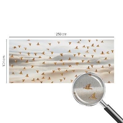 Carta da parati per cameretta Uccelli in volo