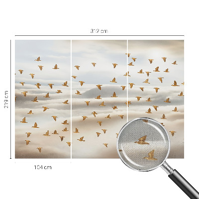 Carta da parati per cameretta Uccelli in volo