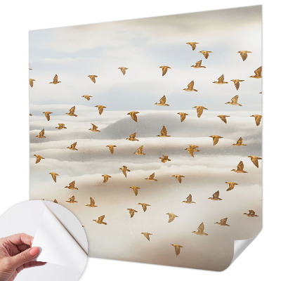 Carta da parati per cameretta Uccelli in volo