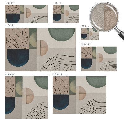 Fotomurale per cameretta Forme geometriche