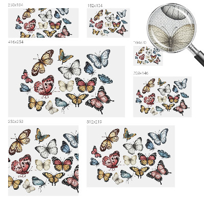 Carta da parati adesiva Farfalle del Paradiso