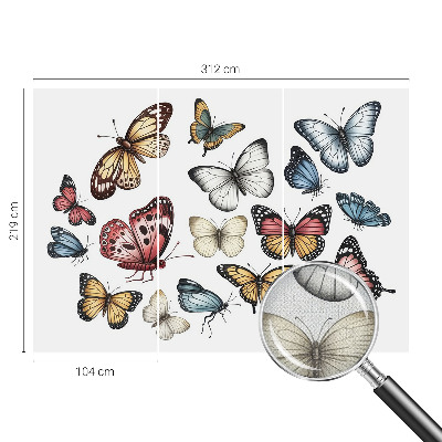 Carta da parati adesiva Farfalle del Paradiso