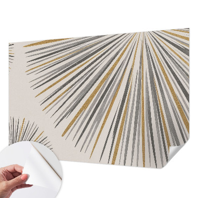 Carta da parati 3D Ventagli geometrici