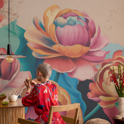 Fotomurale per bambini Armonia floreale