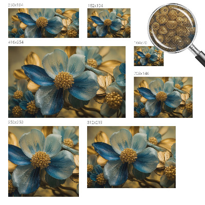 Fotomurale per cameretta Composizione floreale