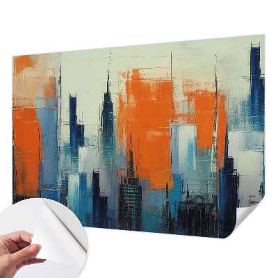Carta da parati adesiva Città astratta
