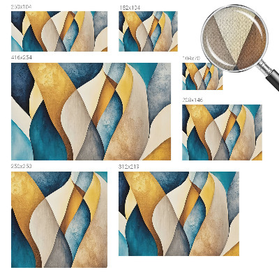 Carta da parati 3D Astrazione ondulata