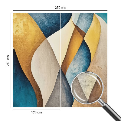 Carta da parati 3D Astrazione ondulata