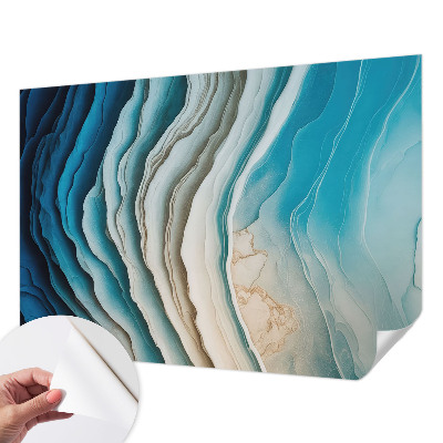 Carta da parati panoramica effetto 3D Onde di armonia