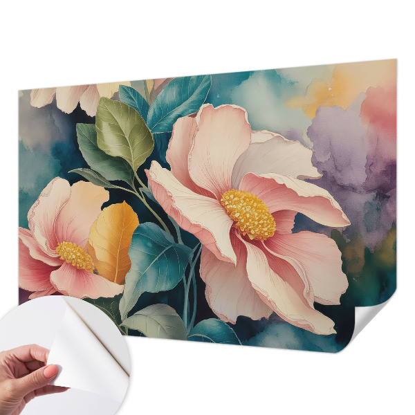 Carta da parati per cameretta Eleganza floreale