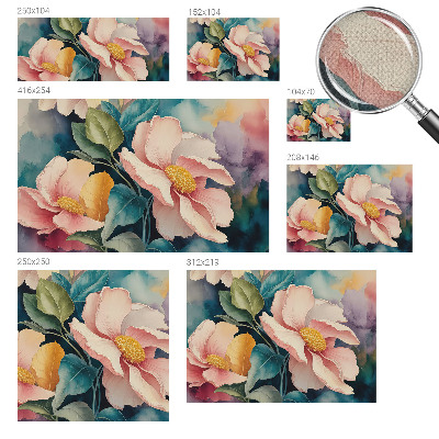 Carta da parati per cameretta Eleganza floreale