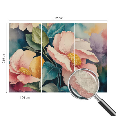 Carta da parati per cameretta Eleganza floreale