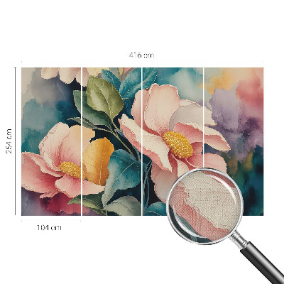 Carta da parati per cameretta Eleganza floreale