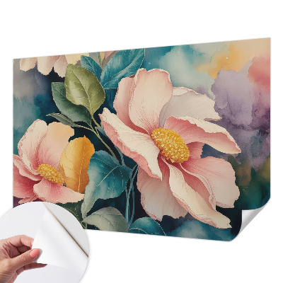 Carta da parati per cameretta Eleganza floreale