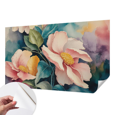 Carta da parati per cameretta Eleganza floreale