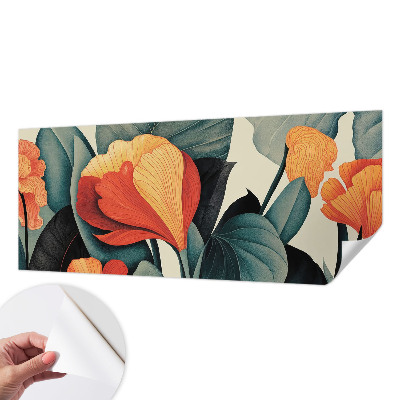 Fotomurale 3D Fiori colorati