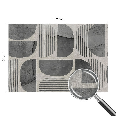 Carta da parati panoramica effetto 3D Forme geometriche