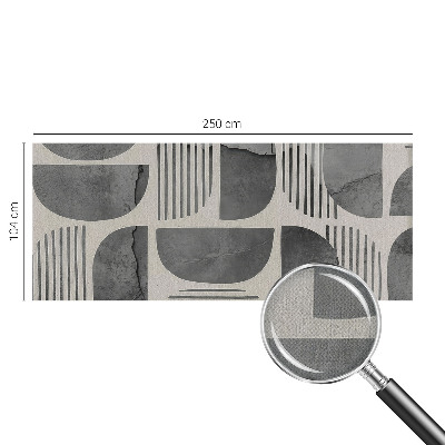 Carta da parati panoramica effetto 3D Forme geometriche