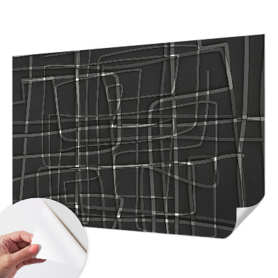 Carta da parati effetto profondità Linee astratte
