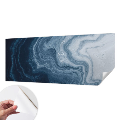 Carta da parati cameretta Onde blu