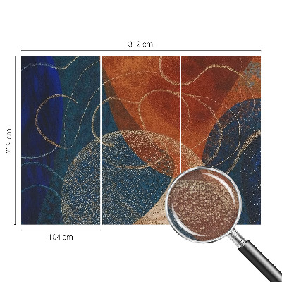 Fotomurale 3D Forme colorate
