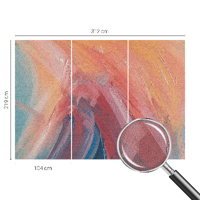 Fotomurale effetto 3D Esplosioni colorate