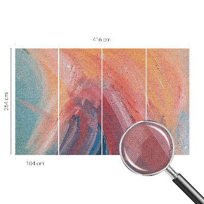 Fotomurale effetto 3D Esplosioni colorate