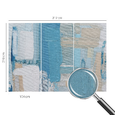 Carta da parati panoramica effetto 3D Armonia moderna