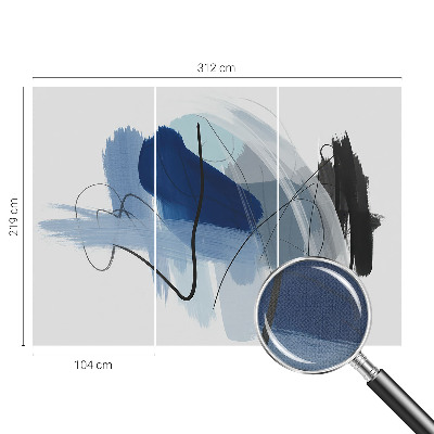 Carta da parati cameretta Astrazioni colorate