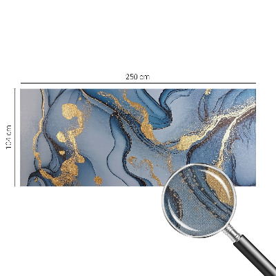 Carta da parati per cameretta Onde blu