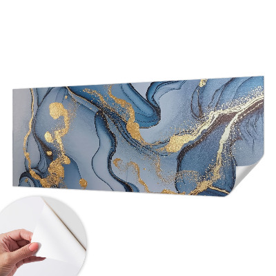 Carta da parati per cameretta Onde blu