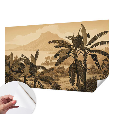 Carta da parati cameretta panorama tropicale