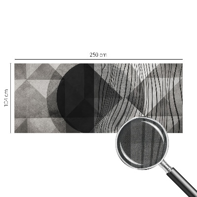 Carta da parati effetto profondità Forme astratte