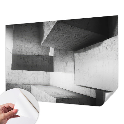 Fotomurale effetto 3D Sculture geometriche