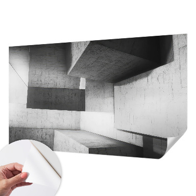 Fotomurale effetto 3D Sculture geometriche