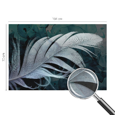 Carta da parati cameretta piuma eterea