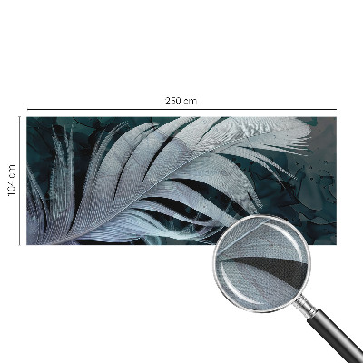 Carta da parati cameretta piuma eterea