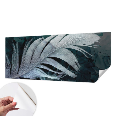 Carta da parati cameretta piuma eterea