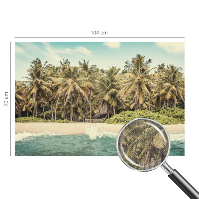 Carta da parati adesiva Spiaggia tropicale