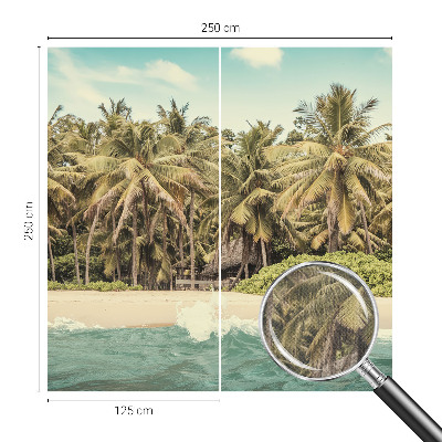 Carta da parati adesiva Spiaggia tropicale