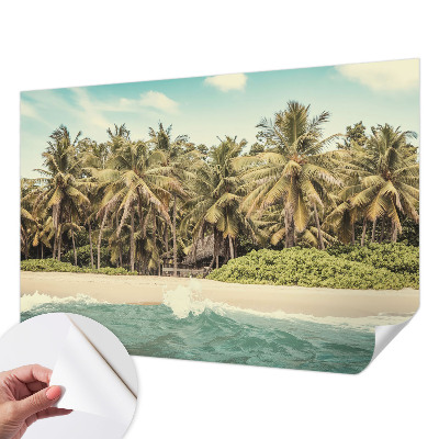 Carta da parati adesiva Spiaggia tropicale
